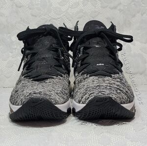 Nike LeBron 17 “In The Arena” XVII Basketball Shoes Size 8 Black Gray Sneakers